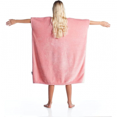 Patura cu maneci pentru copii, Oversized Rose, 240g/mp [4]