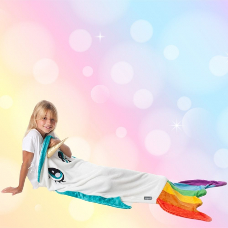 Cadouri Copii - Paturi pentru copii, Pestele curcubeu, 240g/mp