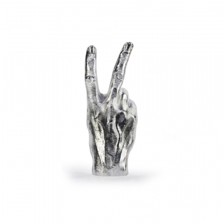 Peace, suport si obiect decorativ victorios, Silver [2]