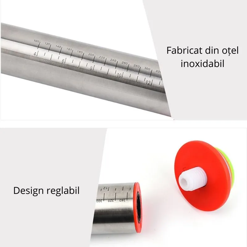 Plansa de aluat cu sucitor reglabil Set cadou Bucatareala [19]