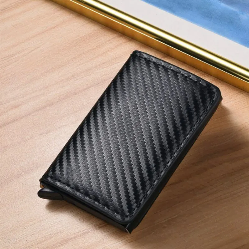 B2B & Corporate - Portofel Antifrauda Compact Carbon