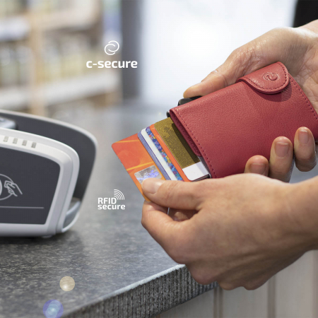 Portofel Carduri RFID din piele [3]