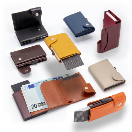 Cel ce are tot - Portofel Carduri RFID XL din piele