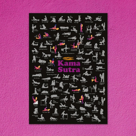 Poster Razuibil 100 Pozitii Kama Sutra Fun Positions MindBlower
