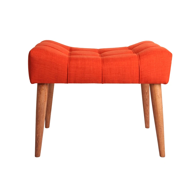 Pouf New Cool rosu-caramiziu, stil modern, confort sporit [2]