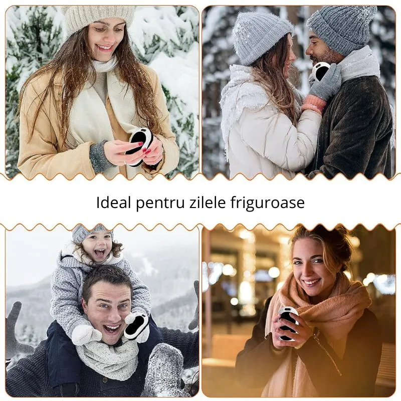 Powerbank cu incalzire pentru maini 55 grade Bucuria frigurosilor 10000mAh [11]