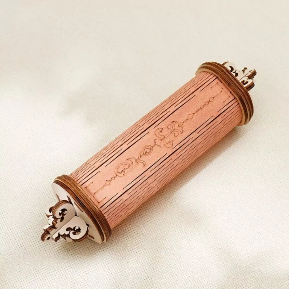 Puzzle 3D, Ceas de perete mecanic si romantic, din lemn, Robotime [4]