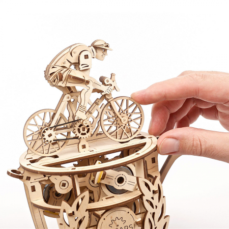 Puzzle 3D Ciclist Automat din lemn Ugears [5]