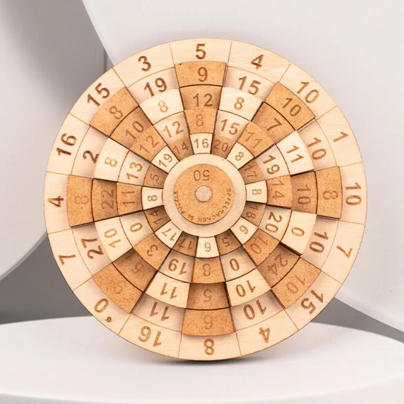 Cadouri pentru Iubit - Puzzle 3D din lemn Matematica