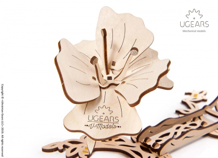 Puzzle 3D Fluture mecanic Ugears [11]