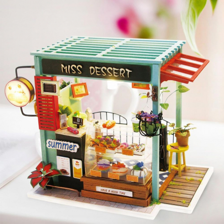 Puzzle 3D Ice Cream Station, Iluminare Led, Rolife [1]