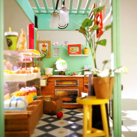 Puzzle 3D Ice Cream Station, Iluminare Led, Rolife [5]