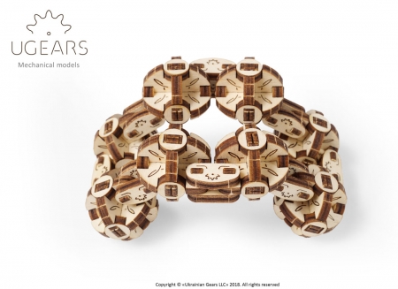 Puzzle 3D Model Flexi-cubus din lemn Ugears [5]