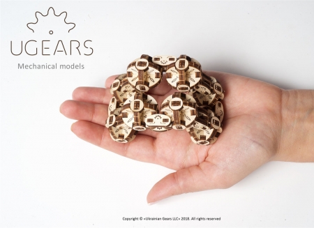 Puzzle 3D Model Flexi-cubus din lemn Ugears [3]