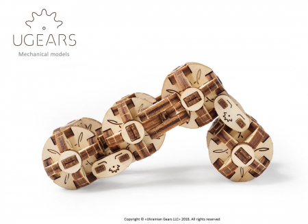 Puzzle 3D Model Flexi-cubus din lemn Ugears [6]