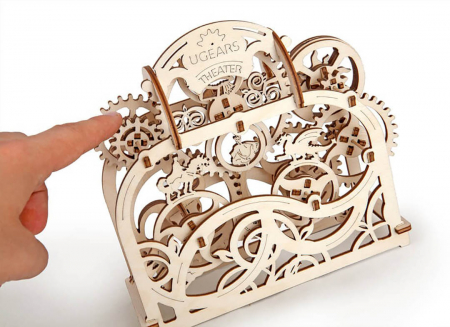 Puzzle 3D Teatru Mecanic din Lemn Ugears [9]