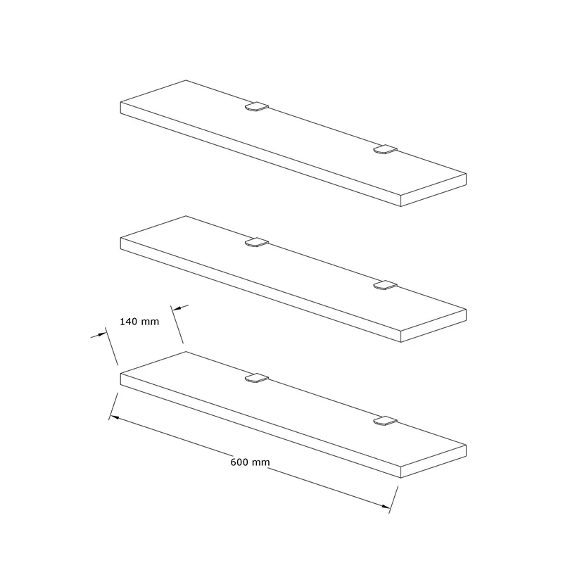 Raft perete antracit, polite suspendate moderne si decor elegant [3]