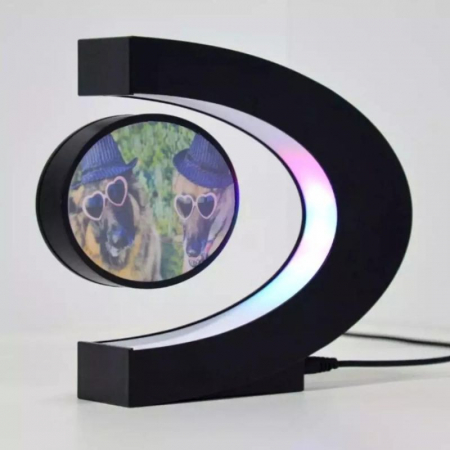 Rama foto magnetica levitanta cu iluminare RGB [11]