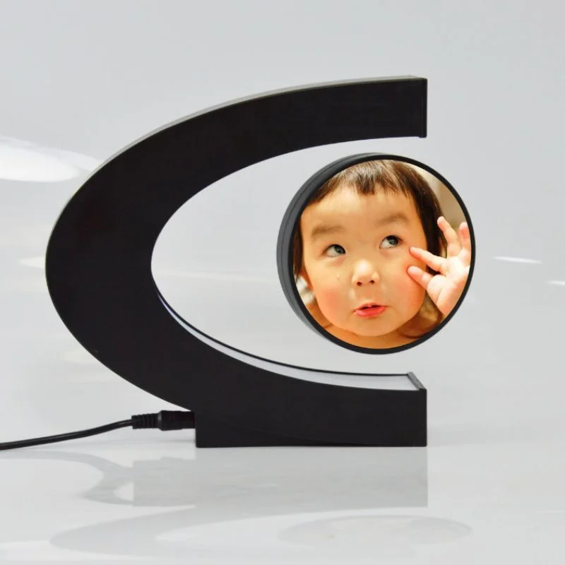 Rama foto magnetica levitanta cu iluminare RGB [7]