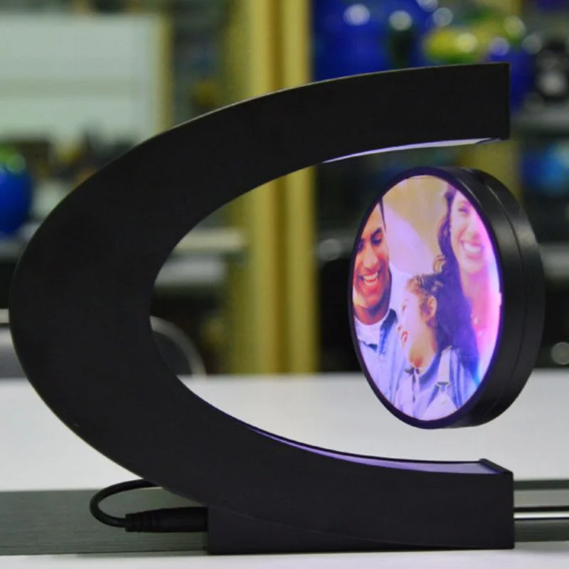 Rama foto magnetica levitanta cu iluminare RGB [3]