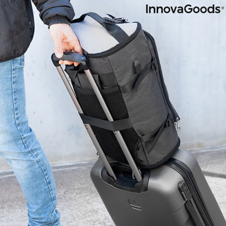 Rucsac Urban Style cu cifru si port USB [6]