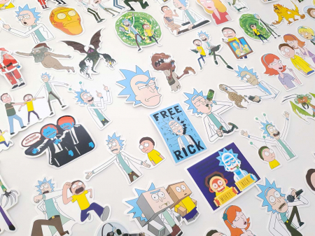 Set 50 stickere laptop Rick and Morty [2]