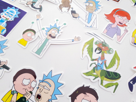 Set 50 stickere laptop Rick and Morty [6]