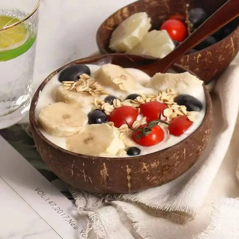 Cadouri pentru Mama - Set 2 boluri din coaja de nuca de cocos