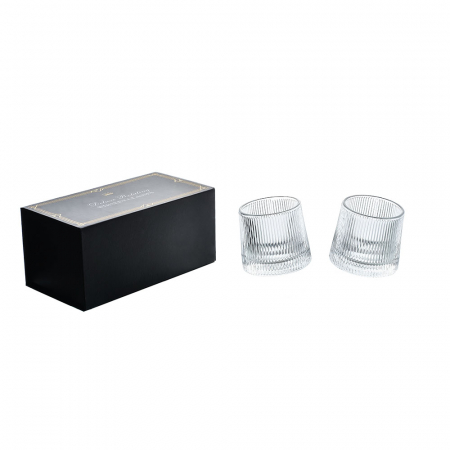 Set 2 Pahare whiskey, Deluxe Rotating Vertical [5]
