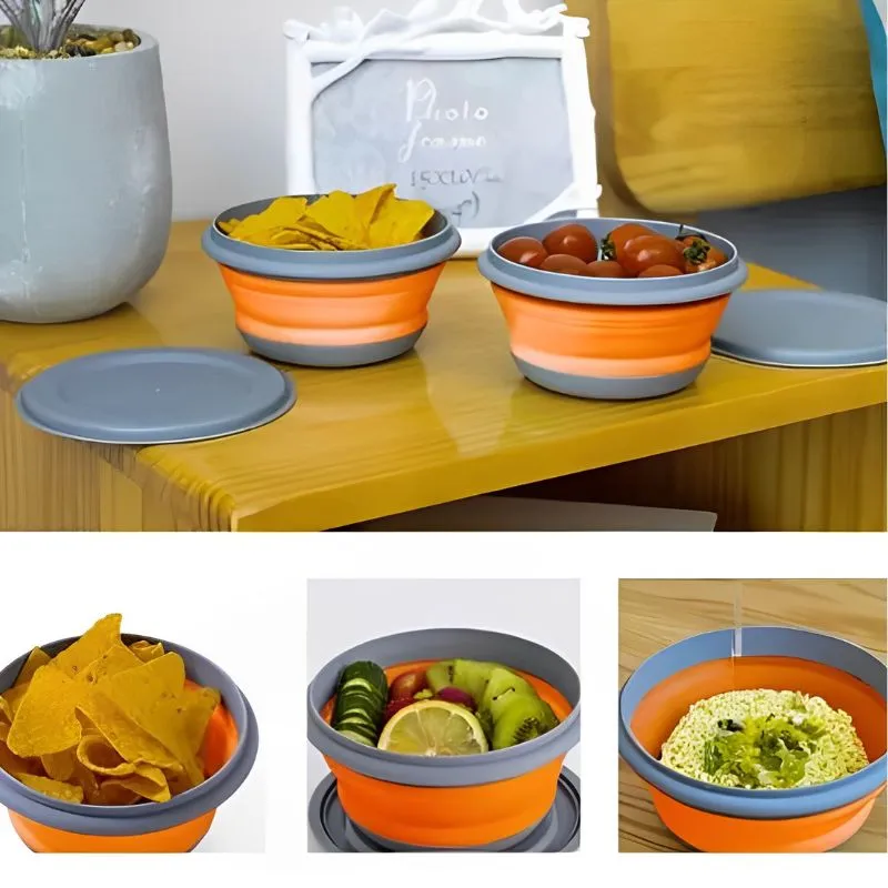 Set 3 Boluri pliabile din silicon [3]