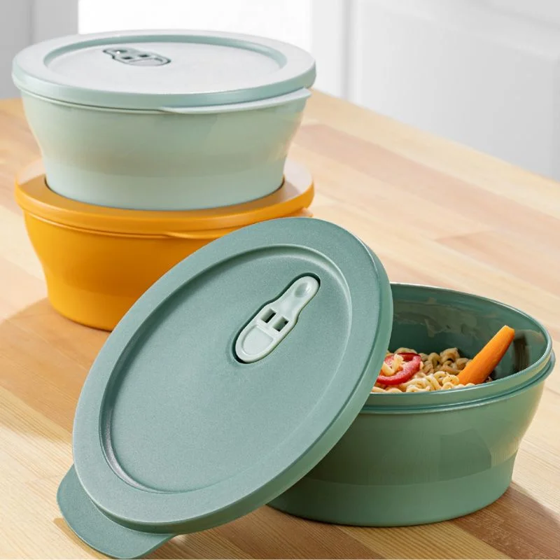 Set 3 cutii depozitare alimente Multicolor [0]