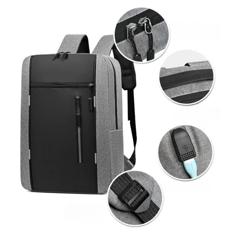 Set 3 piese Rucsac Smart Pack Gri [4]