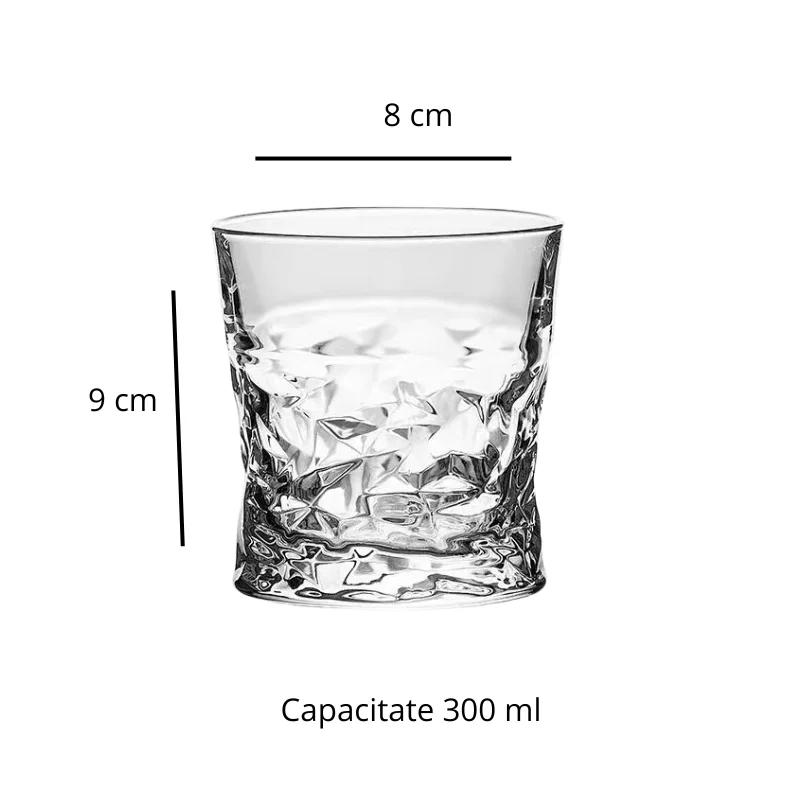 Set 4 pahare whiskey Diamant [8]