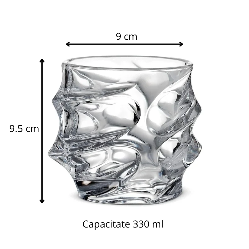 Set 4 Pahare whiskey Starlight Wave [13]