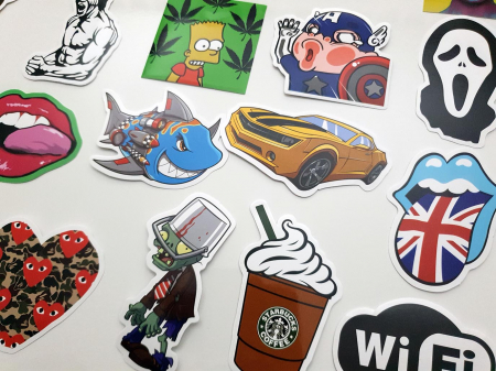 Set 50 stickere amuzante Batause [2]