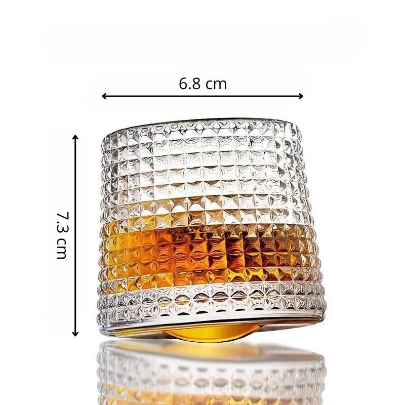 Set 6 Pahare whiskey Deluxe Rotating Diamond [10]