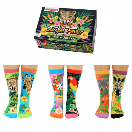 Set 6 sosete colorate Salbatice Jungle fever [4]