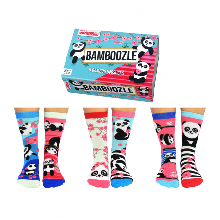 Set 6 sosete colorate Panda Bamboozle [4]