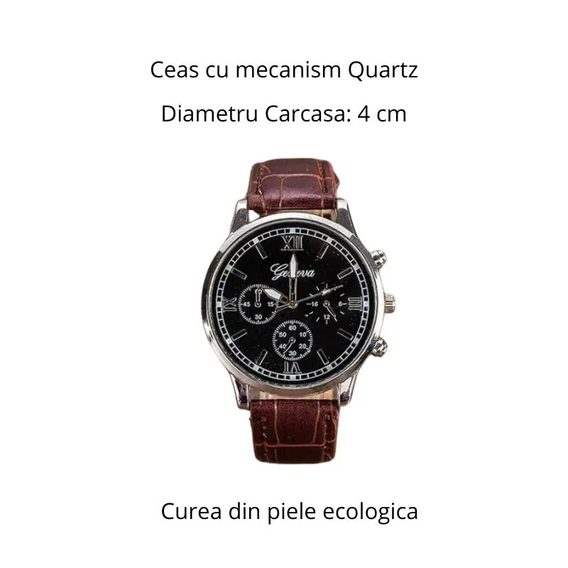 Set Cadou Barbati cu Ceas Portofel si Curea [5]