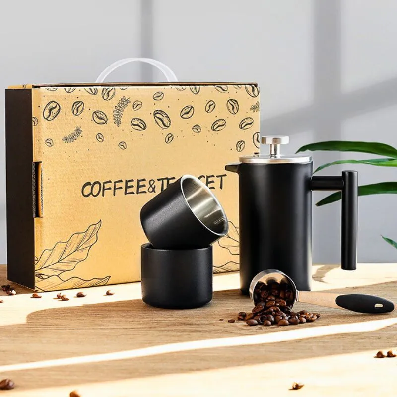Cadouri pentru Mama - Set cadou Cafea cu Stil Infuzor si accesorii Black V60
