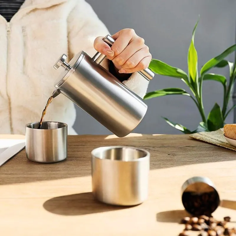 Cadouri pentru Mama - Set cadou Cafea cu Stil Infuzor si accesorii Silver