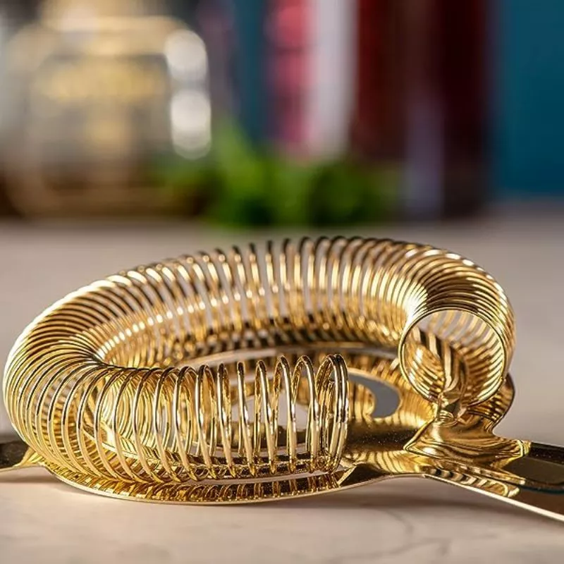 Set cadou Cocktail Shaker Mixology cu 11 accesorii 750ml Gold [16]