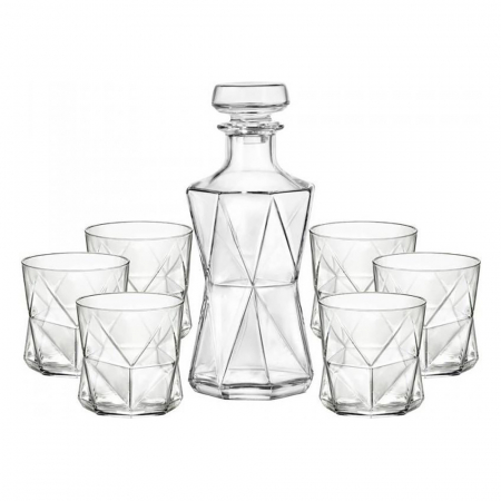 Set cadou decantor Sticla cu sase pahare Cassiopea [6]