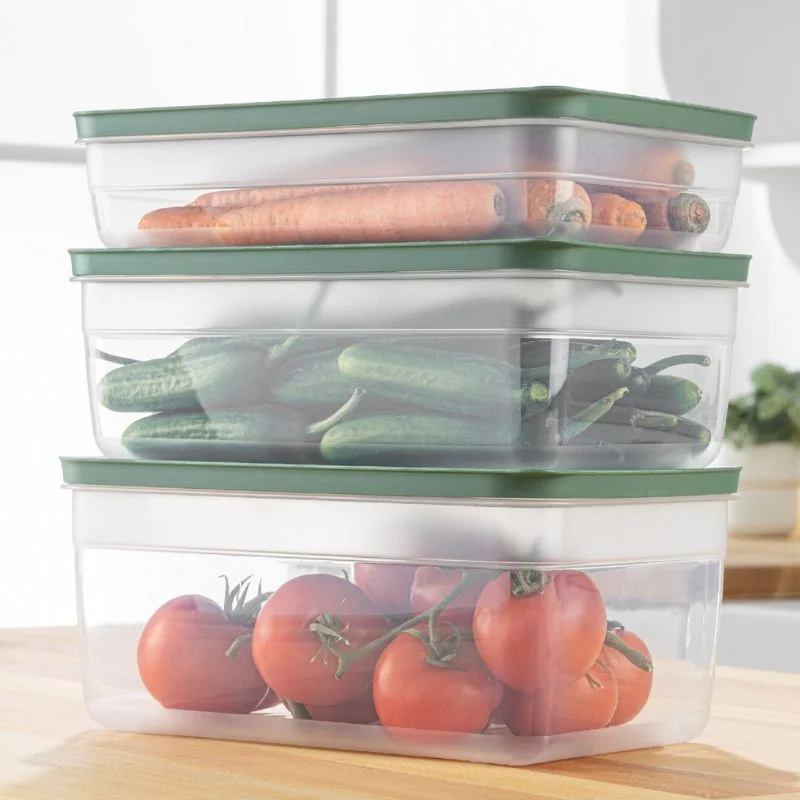 Set cutie de depozitare 3 piese Verde [1]