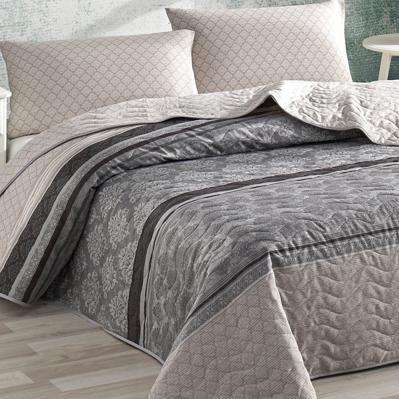 Set cuvertura Creative - Gri, 160x220 cm, 1 fata de perna [1]