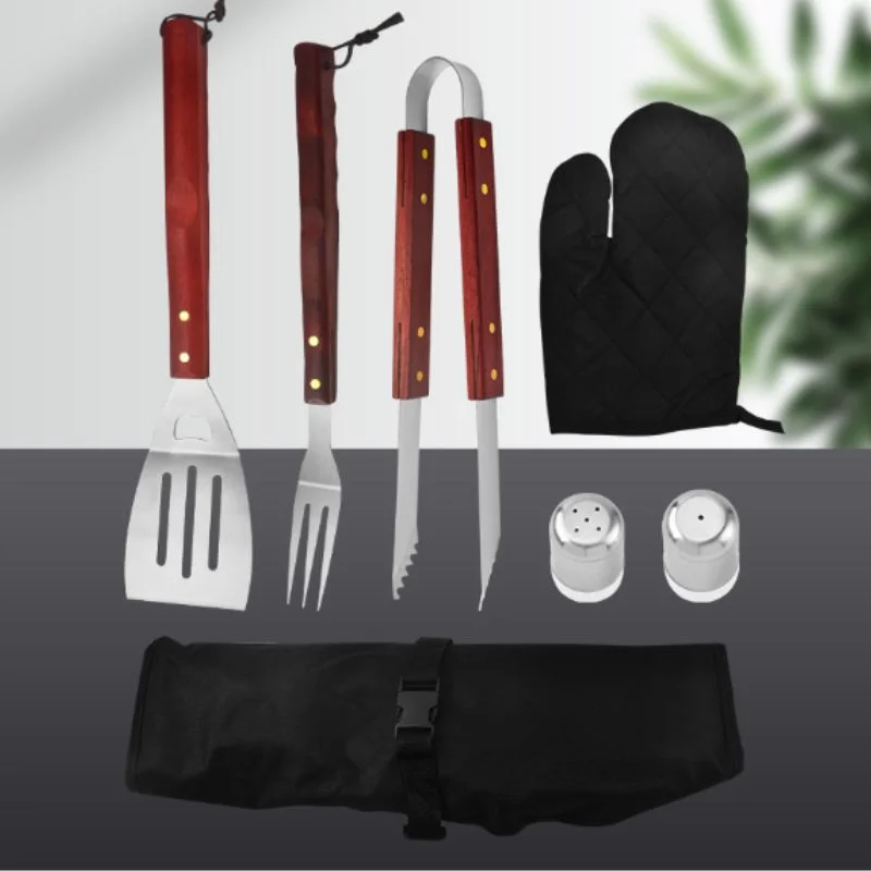 Set gratar 7 ustensile cu husa textila [2]