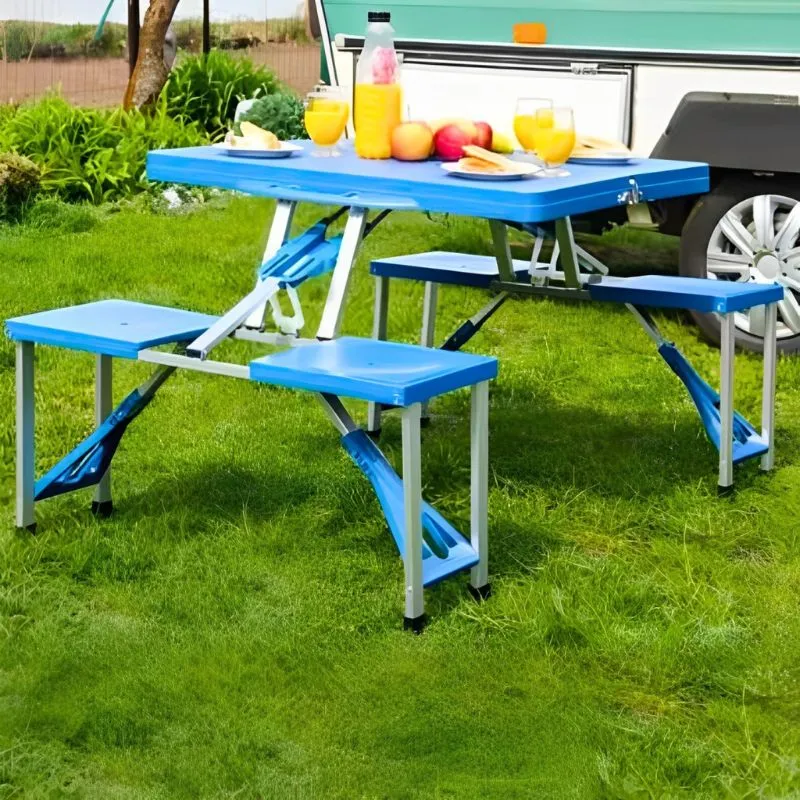 Set masa pliabila cu banci pentru camping [0]