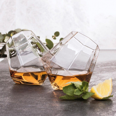 Cadouri de Casa Noua - Set Pahare whisky Diamant