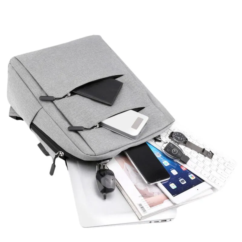 Set Rucsac Triple Power cu USB Gri [7]