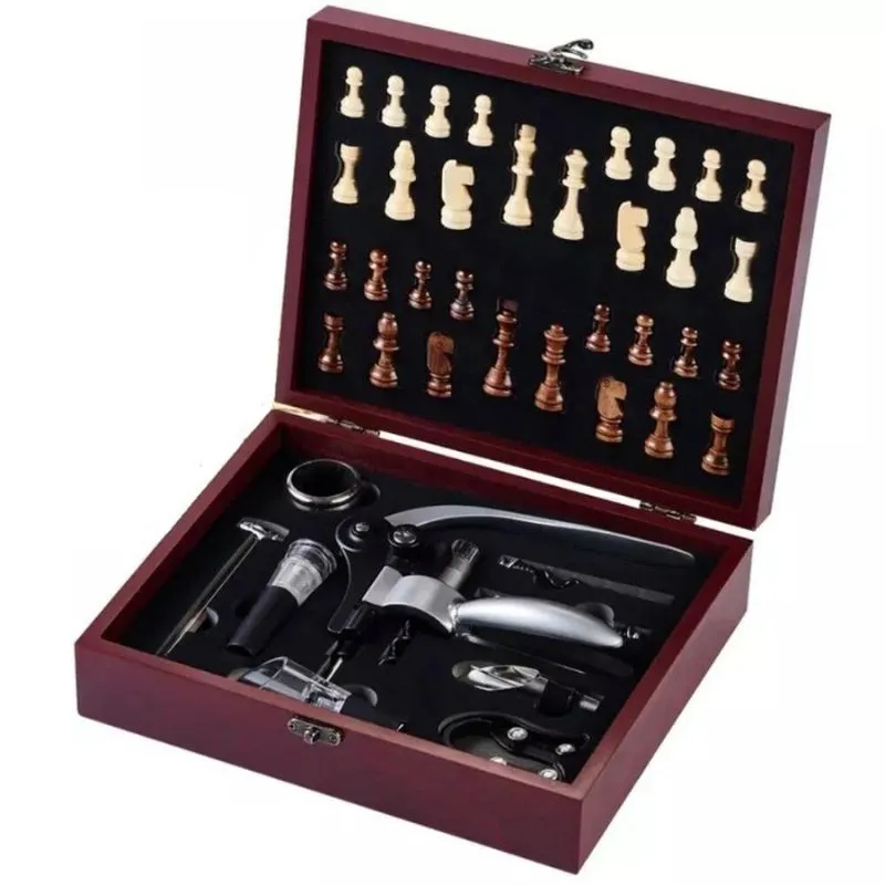 Set sah si accesorii vin, Caseta Deluxe [20]